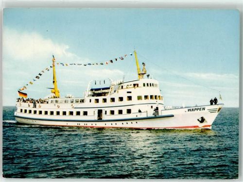 MS Wappen Flaggschiff der Flensburger Personen Schiffahrt
