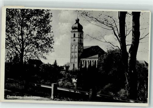 Ebersberg WK II Stempel Kirche Uhr