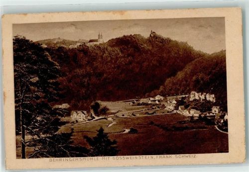 Behringersmühle mit Mühle und Burg Hößweinstein