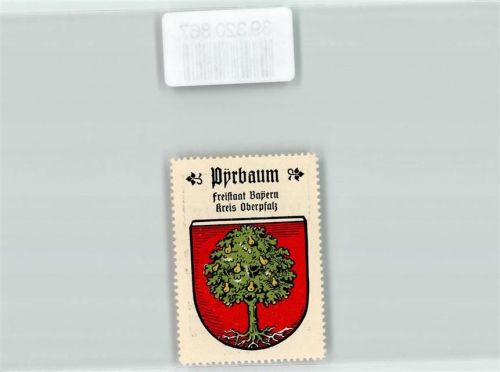 Pyrbaum Wappen Kaffee Hag Nr. 63 ca. 1920-1940 Birnbaum