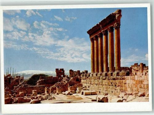 Baalbek Jupitertempel die sechs Säulen
