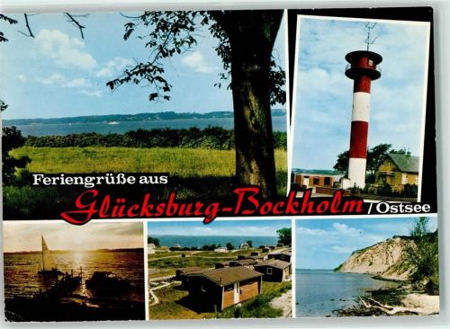 Glücksburg Leuchtturm Segelboot Feriendorf