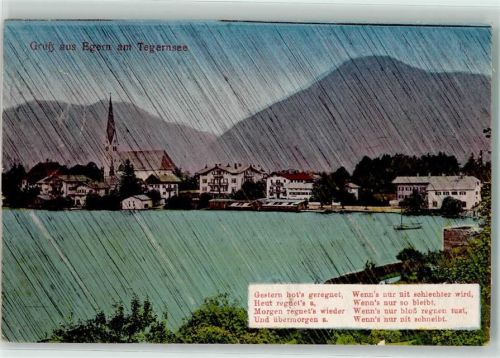 Rottach-Egern Tegernsee Regentag