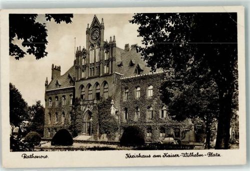 14712 O1830 Rathenow - Kreishaus am Kaiser-Wilhelm-Platz