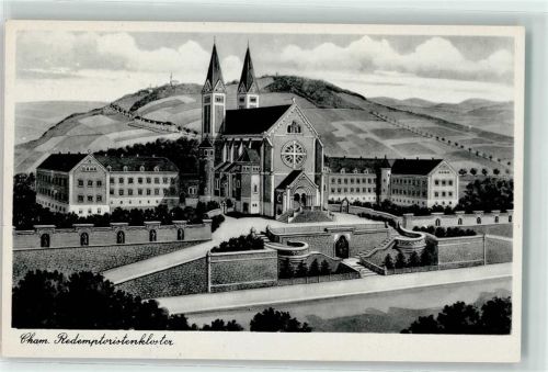 93413 W8490 Cham , Oberpf - Redemptoristenkirche Kloster