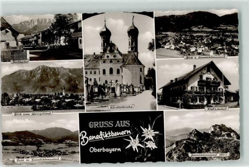 Benediktbeuern Klosterkirche Herzogstand Benediktenwand Kretzenhof Enzian