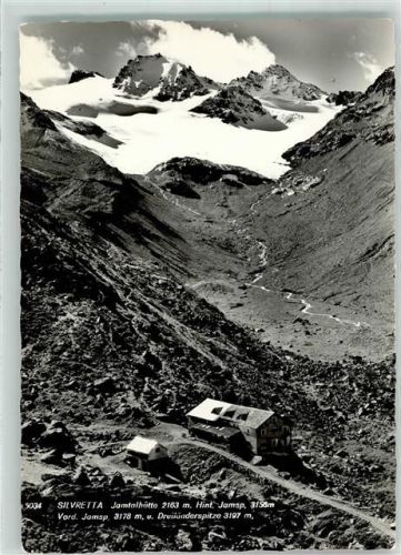 Galtür Jamtalhütte Dreiländerspitze Silvretta Hüttenstempel