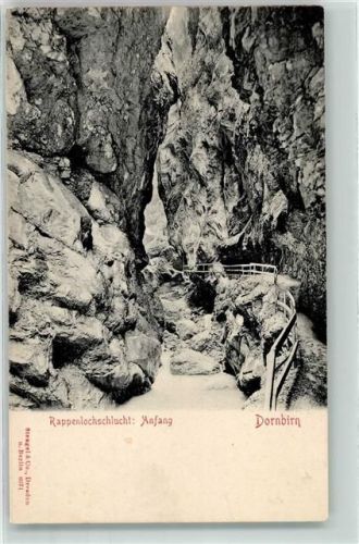 Dornbirn Rappenlochschlucht Anfang