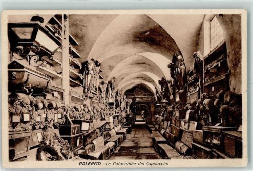 Palermo 1919 Catacombe dei Cappuccini