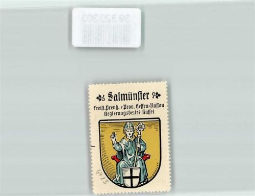 Salmünster Wappen Kaffee Hag ca. 1920-1940 Bischif Bischofstab