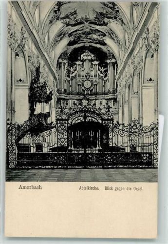 Amorbach Kirche Abteikirche Verlag Anton Fahs, Fotograf / Amorbach