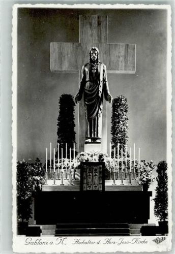 Jablonec n. Nisou Gablonz Neiße - Hochaltar d. Herz Jesu Kirche