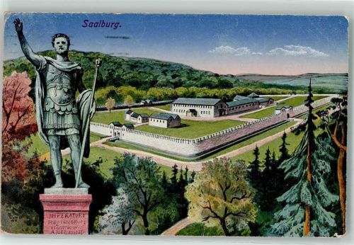 Bad Homburg 1920 Römerkastell Saalburg Denkmal Imperator Antonio