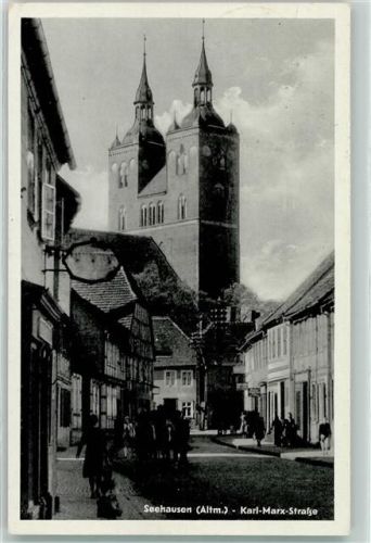 Seehausen Karl-Marx-Straße Kirche St. Petri