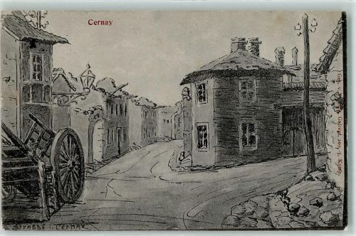 Cernay 1915 Straße i. Cetmax