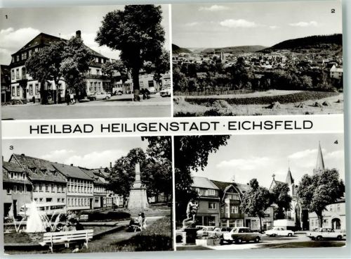 Heilbad Heiligenstadt Rathaus Lindenallee Springbrunnen Marktplatz