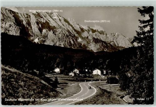 Klais Deutsche Alpenstraße Wettersteingebirge