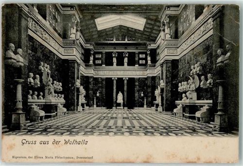 Donaustauf Walhalla Saal Büsten Statuen