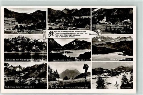 Jachenau Kochelsee mit Herzogstand Walchensee Blick v.d. Pfund Alm