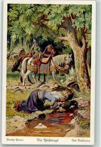 Brüder Grimm Die Gänsemagd Märchen Karte 2 Nr 4383 Serie 241