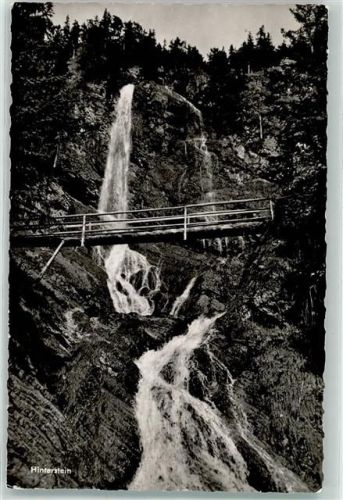 Hinterstein Zipfelsbachwasserfälle Brücke