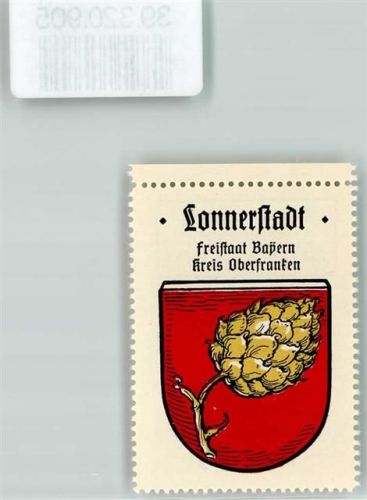 Lonnerstadt Wappen Kaffee Hag Nr. 39 ca. 1920-1940 Hopfendolde