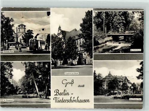 Niederschönhausen Ossietzky-Platz Im Brosepark Im Schlosspark Kurt Fischer-Platz