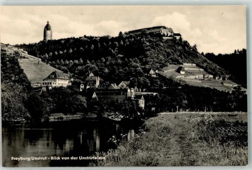Freyburg Blick von der Unstrutwiese