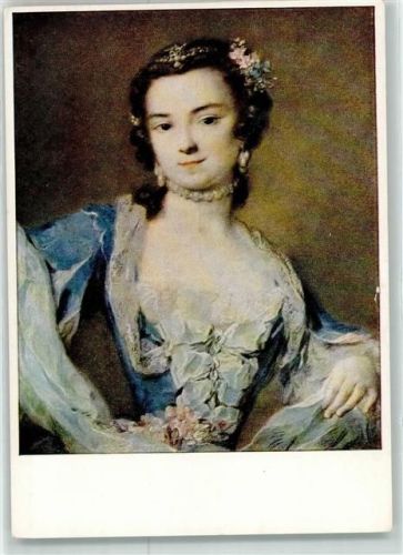 Die Tänzerin Barbarina Campani sign.Rosalba Carriera VEB Nr.9005 Lizenz Nr.413