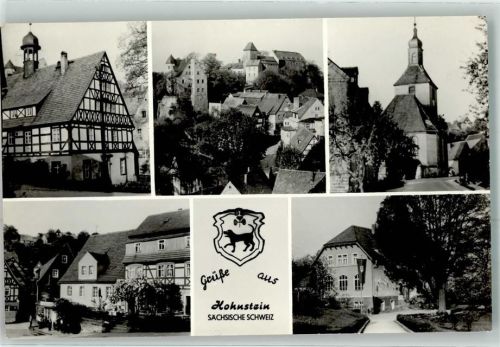 Hohnstein Burg Hohnstein Rathaus Stadtkirche