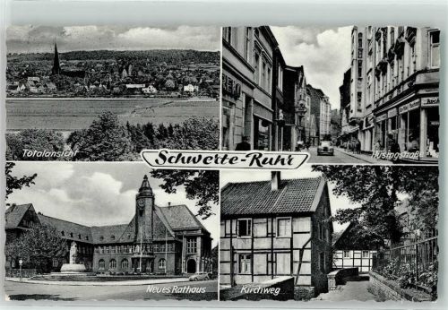 Schwerte Hüsingstraße Neues Rathaus Kirchweg