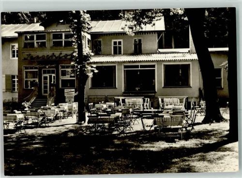 16348 O1281 Lanke - Gasthaus Seeschloß Gartenwirtschaft
