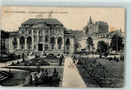Teplice Teplitz-Schönau - Kaiserin Elisabeth Bad mit Anlagen