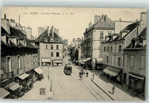 Dijon La Porte d Ouche Tram Geschäft La Tour Eiffel