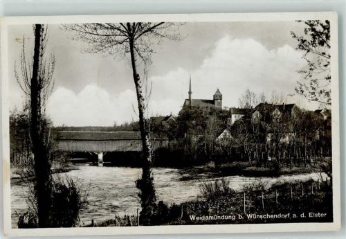 Wünschendorf Weidamündung
