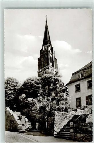 Rheinbrohl Kath. Kirche Foto AK