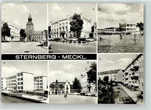 Sternberg 1979 Karl-Liebknecht-Straße Rathaus Bad- und Konsum Strandgasthaus Polytechnische Oberschule Karl-Liebknecht-Platz Leonhard-Frank-Straße
