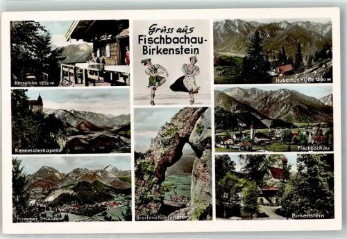 Birkenstein Kesselalm Kapelle Hammer Stauden Breitensteinfenster Hubertushütte Fischbachau Tracht Hüttenstempel