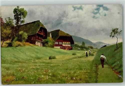 Partie an der Schwarzwaldbahn Serie II Nr.187 Verlag von König