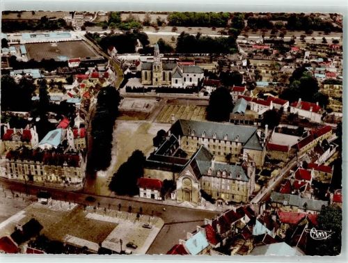 Bayeux Fliegeraufnahme Eglise et quartier St. Patrice