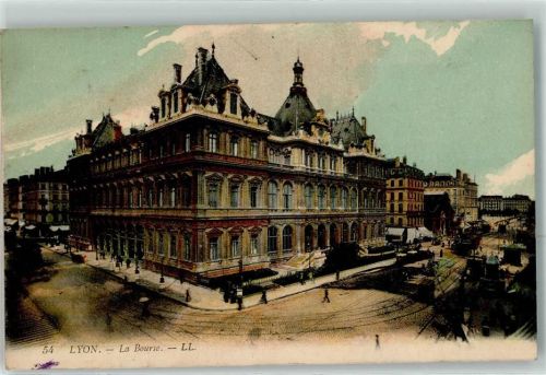 Lyon la Bourse Straßenbahn