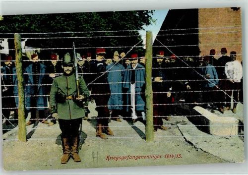 WK I Lager 1914/15 Kriegsgefangener