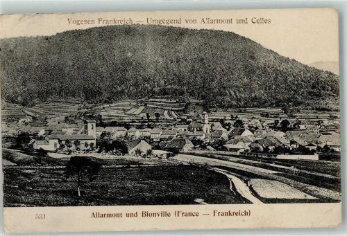 88110 Allarmont 1915 Gebrauchsspuren Bionville