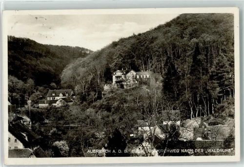 Auerbach 1932 Gasthaus Waldruhe