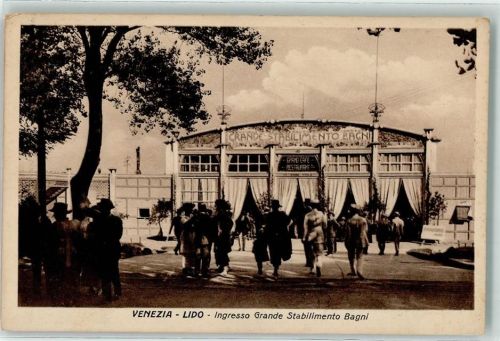 Lido di Venezia Ingresso Grande Stabilimento Bagni