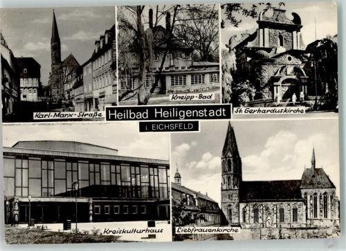 Heilbad Heiligenstadt Kreiskulturhaus Liebfrauenkirche Kneipp-Bad Karl Marx-Straße
