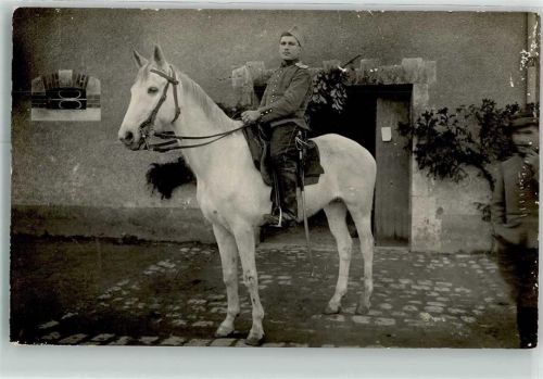 Orleans Berittener Soldat Ort handschriftlich