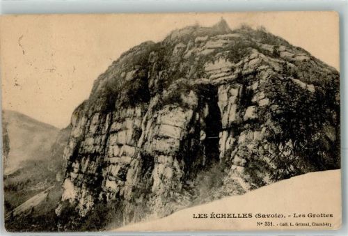 Les Echelles 1911 Les Grottes Savoie