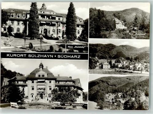 Sülzhayn Haus Ossietzky Haus Rodehorst Haus Hohenstein