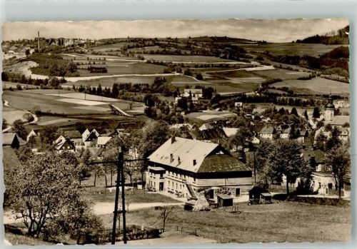 Geising Blick von Geising nach Altenberg